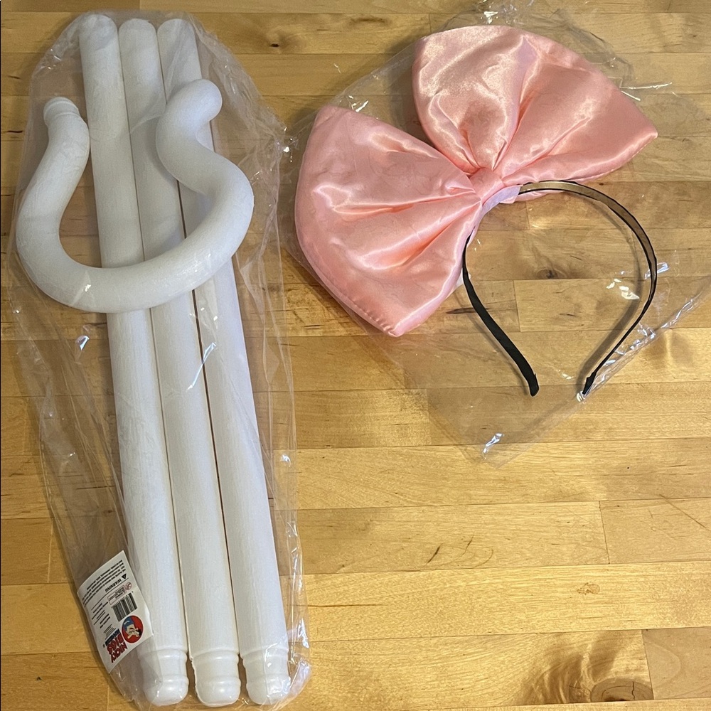 Little Bo Peep Costume Accessories- Staff and Bow